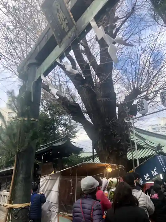 湯島天満宮の鳥居
