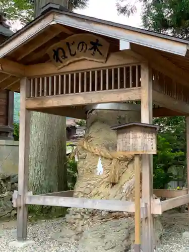 飛驒一宮水無神社の自然