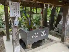 坂本八幡神社の手水