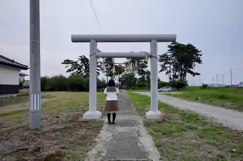 下増田神社の鳥居