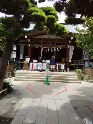 鳩森八幡神社の本殿・本堂