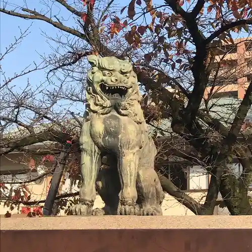 生國魂神社の狛犬