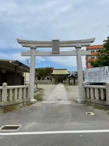 穂蓼八幡神社の鳥居