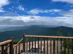 安比山頂神社の景色