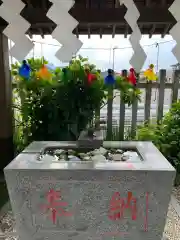 祖母井神社の手水