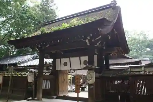 河合神社（鴨川合坐小社宅神社）の山門・神門