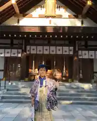 新琴似神社の七五三参