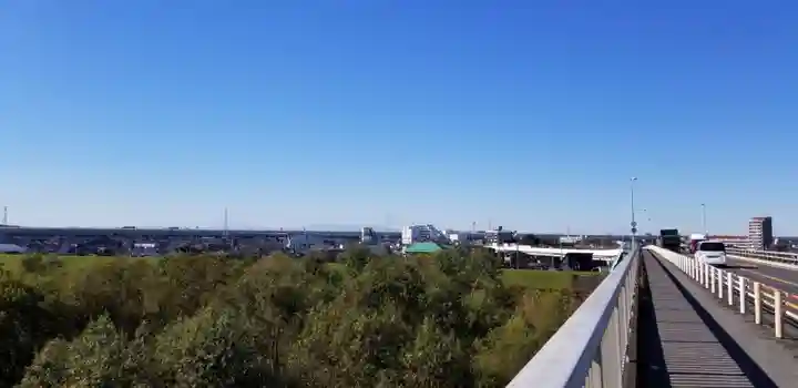 鵜森稲荷神社の周辺