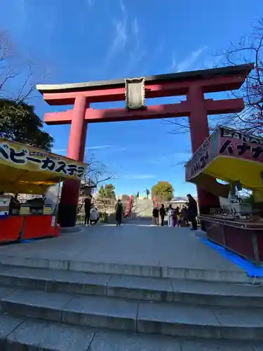 亀戸天神社の鳥居