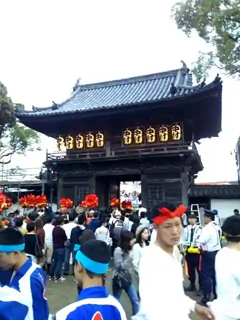 松原八幡神社の山門・神門