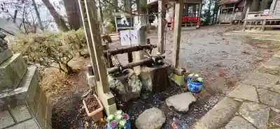 坪沼八幡神社の手水舎