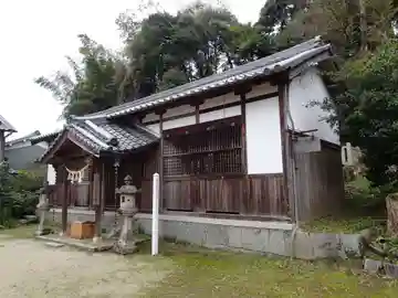甘樫坐神社の本殿・本堂