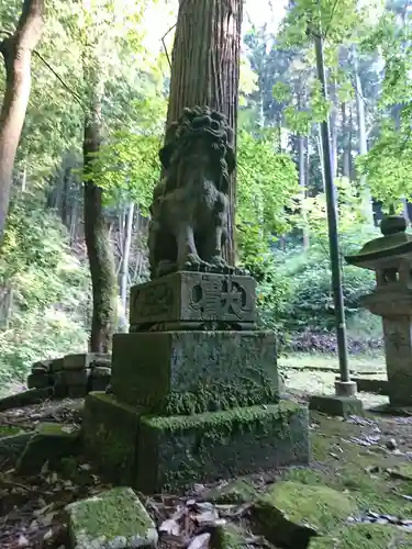 白山神社の狛犬