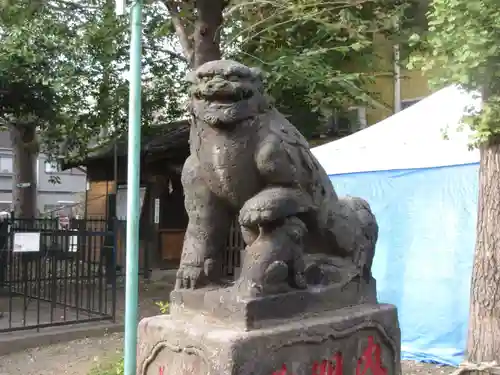 南品川諏訪神社の狛犬