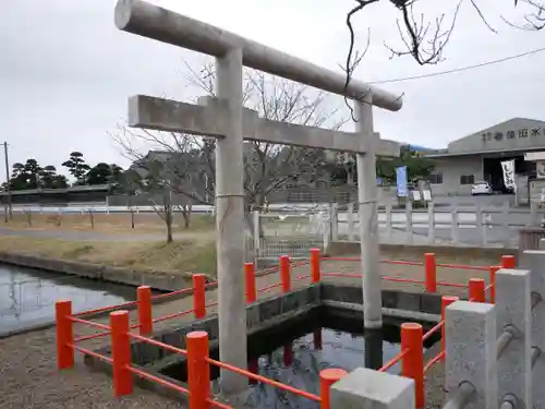 息栖神社の鳥居