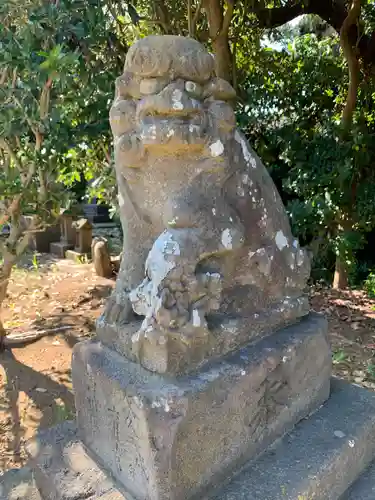 阿夫利神社の狛犬