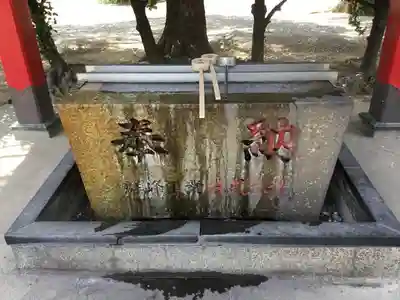 元郷氷川神社の手水舎