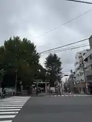 鳩森八幡神社の鳥居