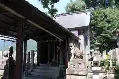 深清水 日吉神社の本殿