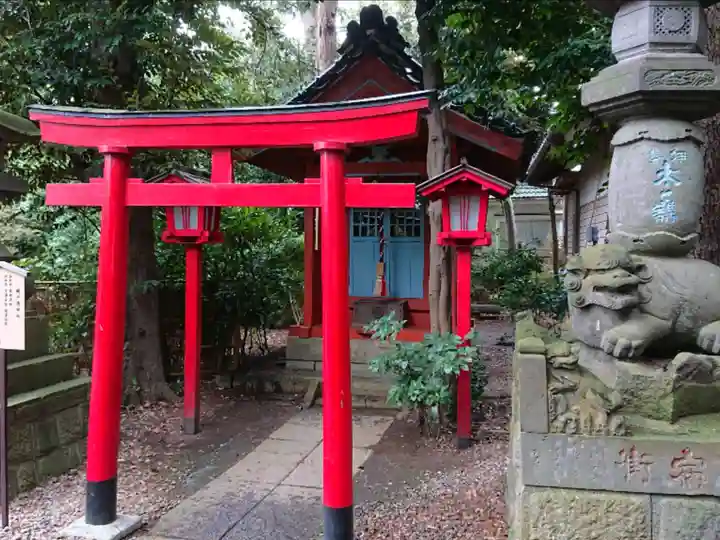 岩槻久伊豆神社の末社・摂社
