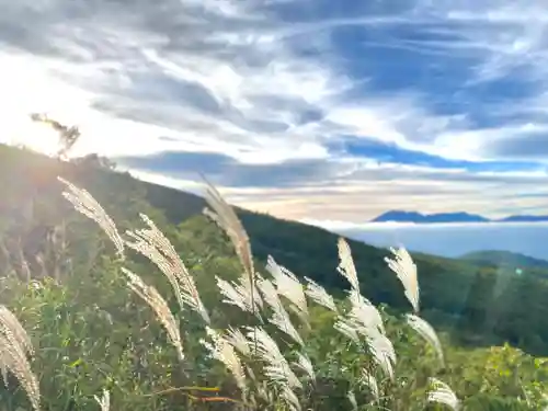 山家神社奥宮の景色