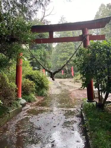 小川温泉神社の鳥居