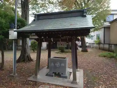 下石原八幡神社の手水舎