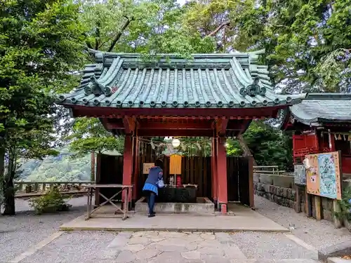 伊豆山神社の手水