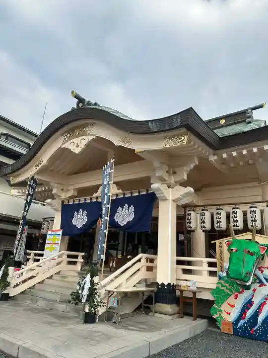 岡山神社の本殿・本堂
