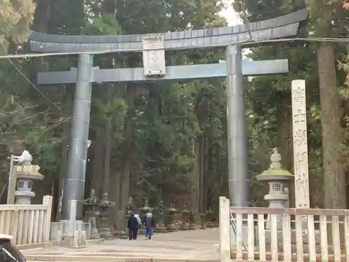 北口本宮冨士浅間神社の鳥居