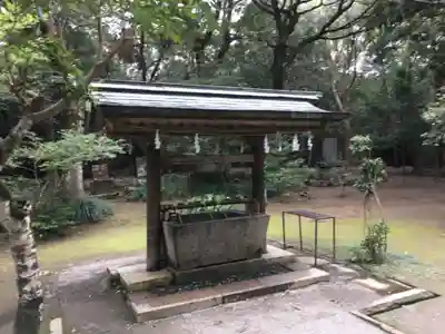 江田神社の手水舎