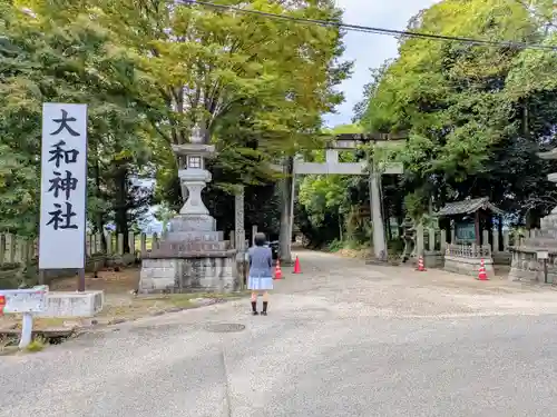 大和神社の鳥居