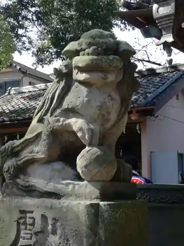 矢切神社の狛犬