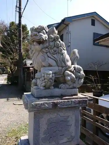 五所神社の狛犬