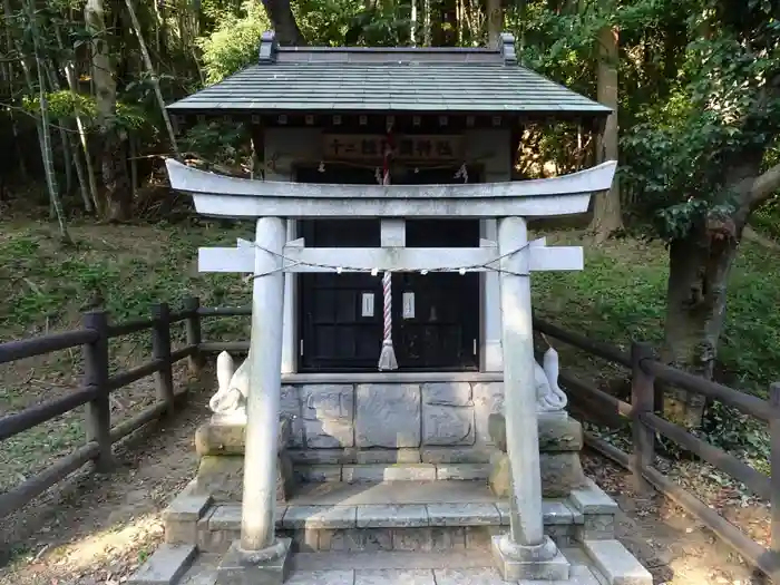 十二柱稲荷神社の本殿