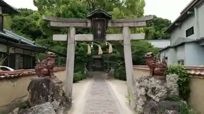 天津神社の鳥居