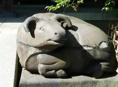 牛天神北野神社の狛犬
