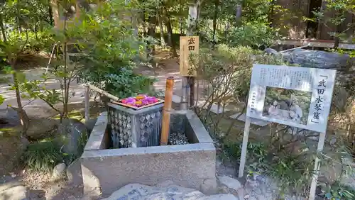 武田神社の庭園