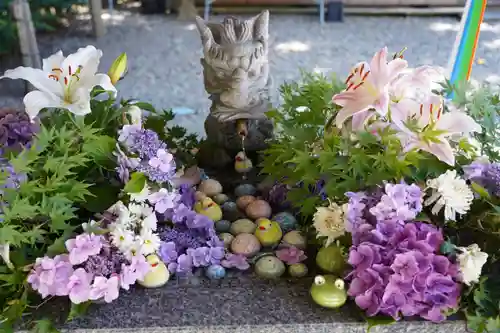 滑川神社 - 仕事と子どもの守り神の手水