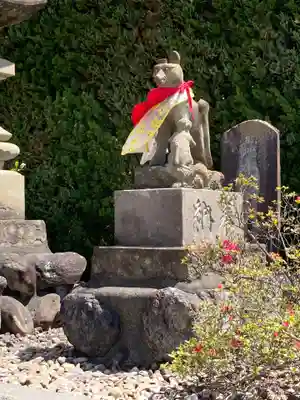 上宮地稲荷神社の狛犬