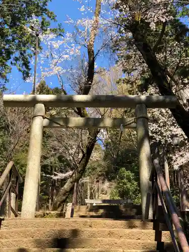 六所皇大神宮霊跡の鳥居