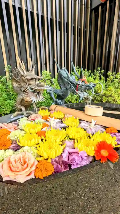駒込妙義神社の手水舎