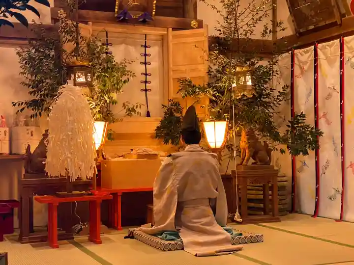 柏原八幡宮のお祭り