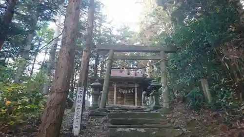 零羊崎神社の鳥居