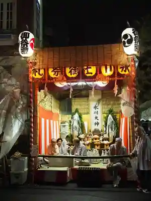 中野沼袋氷川神社のお祭り