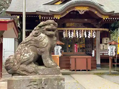 穴澤天神社の狛犬