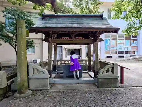 奈良尾神社の手水