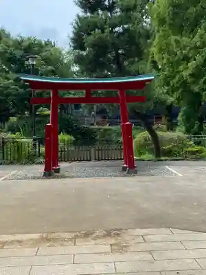 千束八幡神社の鳥居