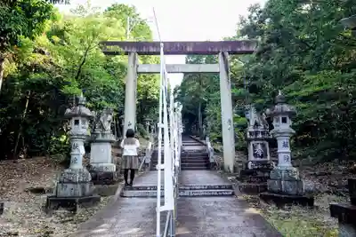 五社大明神社の鳥居