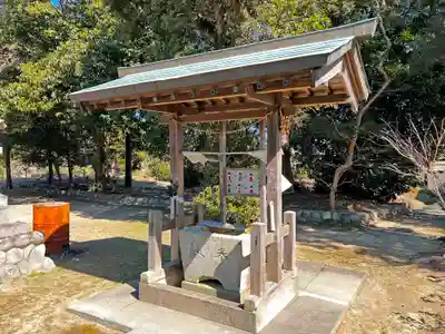 許禰神社の手水舎